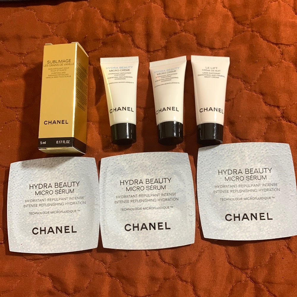NEW Chanel Hydra Micro Creme,Face Scrub  and serum